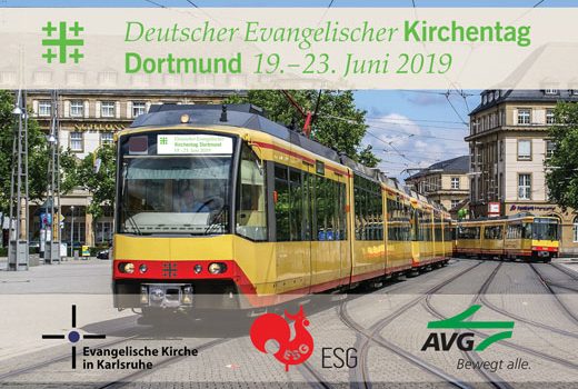 Stadbahn zum Kirchentag 2019